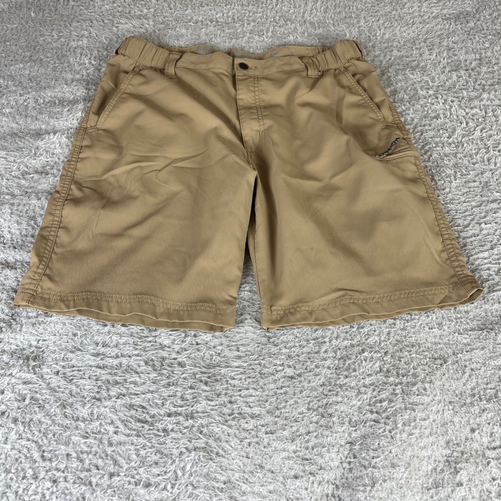 Wrangler Outdoor Series Mens Khaki Tan Ripstop Shorts NW947FN Size 36